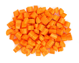 Dehydrated Carrot Cubes