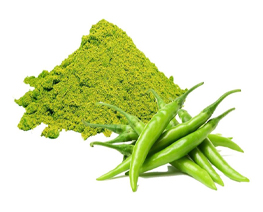 Dehydrated Green Chilli Powder